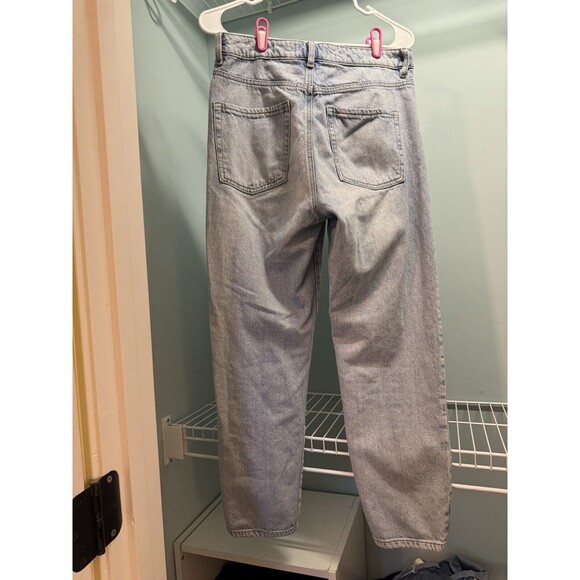 Garage Mom Jeans Women’s Size 9 Light Wash Denim Retro High Waist 26” Inseam - Picture 2 of 5